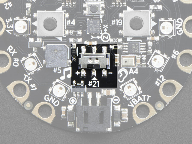 Circuit Playground slide switch